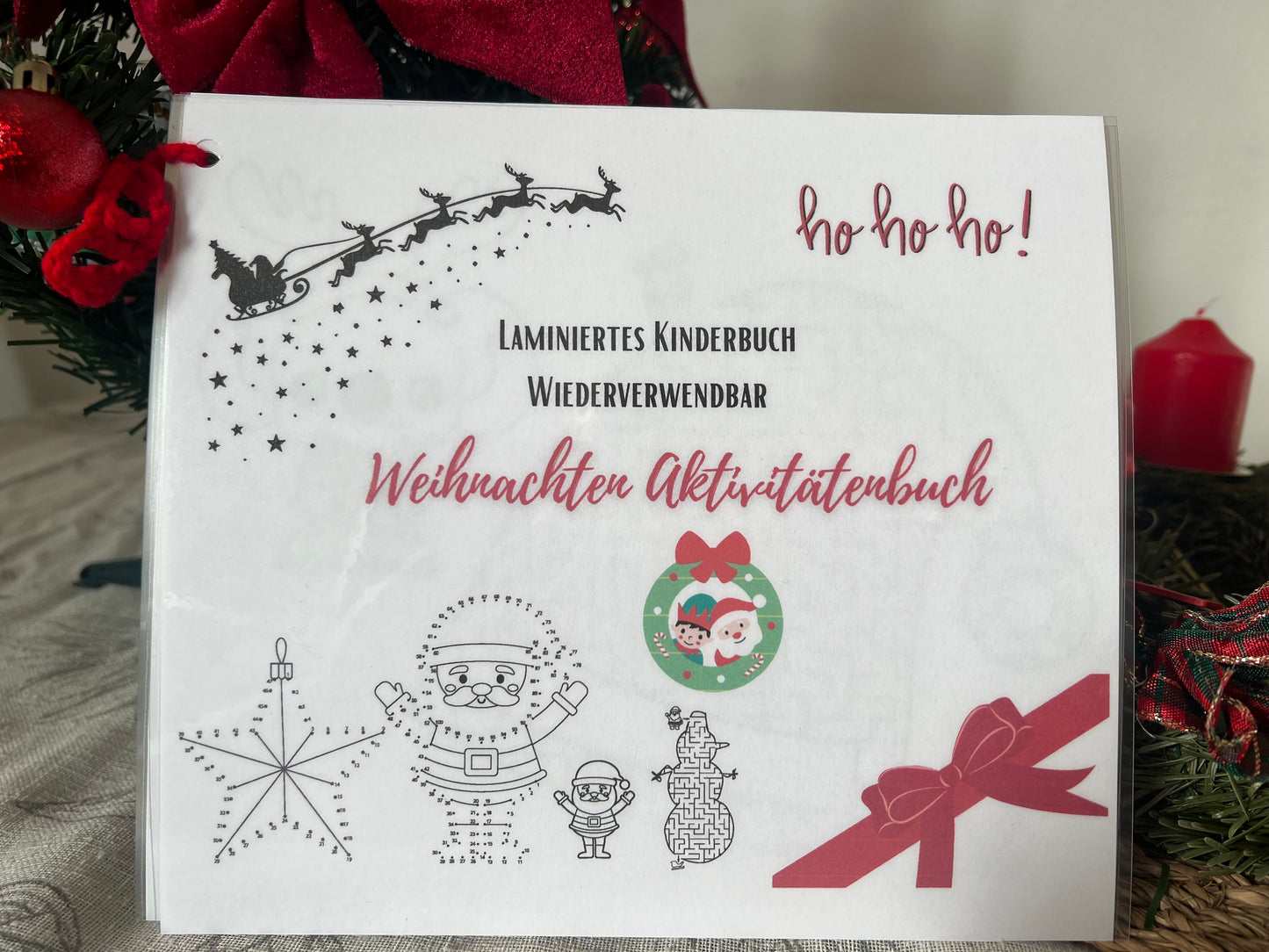 Montessori Weihnachten Aktivitätsbuch